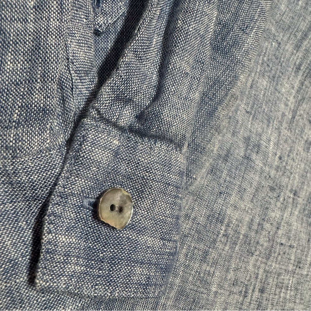 J. Jill Love Linen Popover Top Sz 2x - Picture 4 of 11
